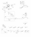 Part Location Diagram of 845793 Briggs and Stratton Lever-Control